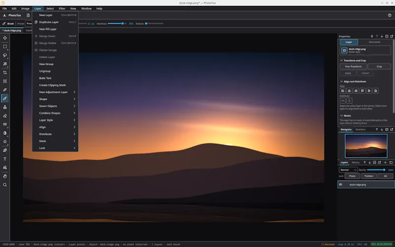 PhotoTux screenshot 7