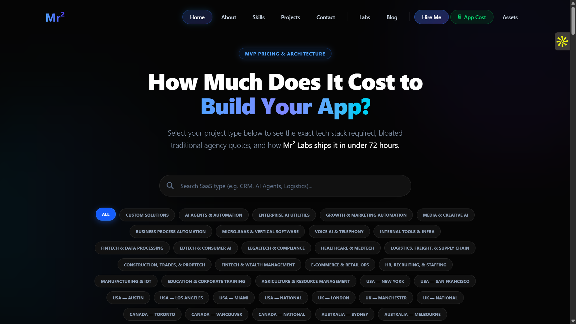 MVP Cost Estimator by Mr² Labs gallery image