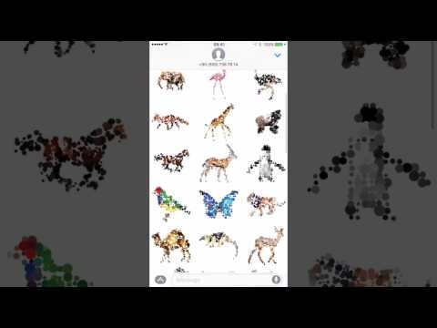 Animated animals iMessage stickers gallery image