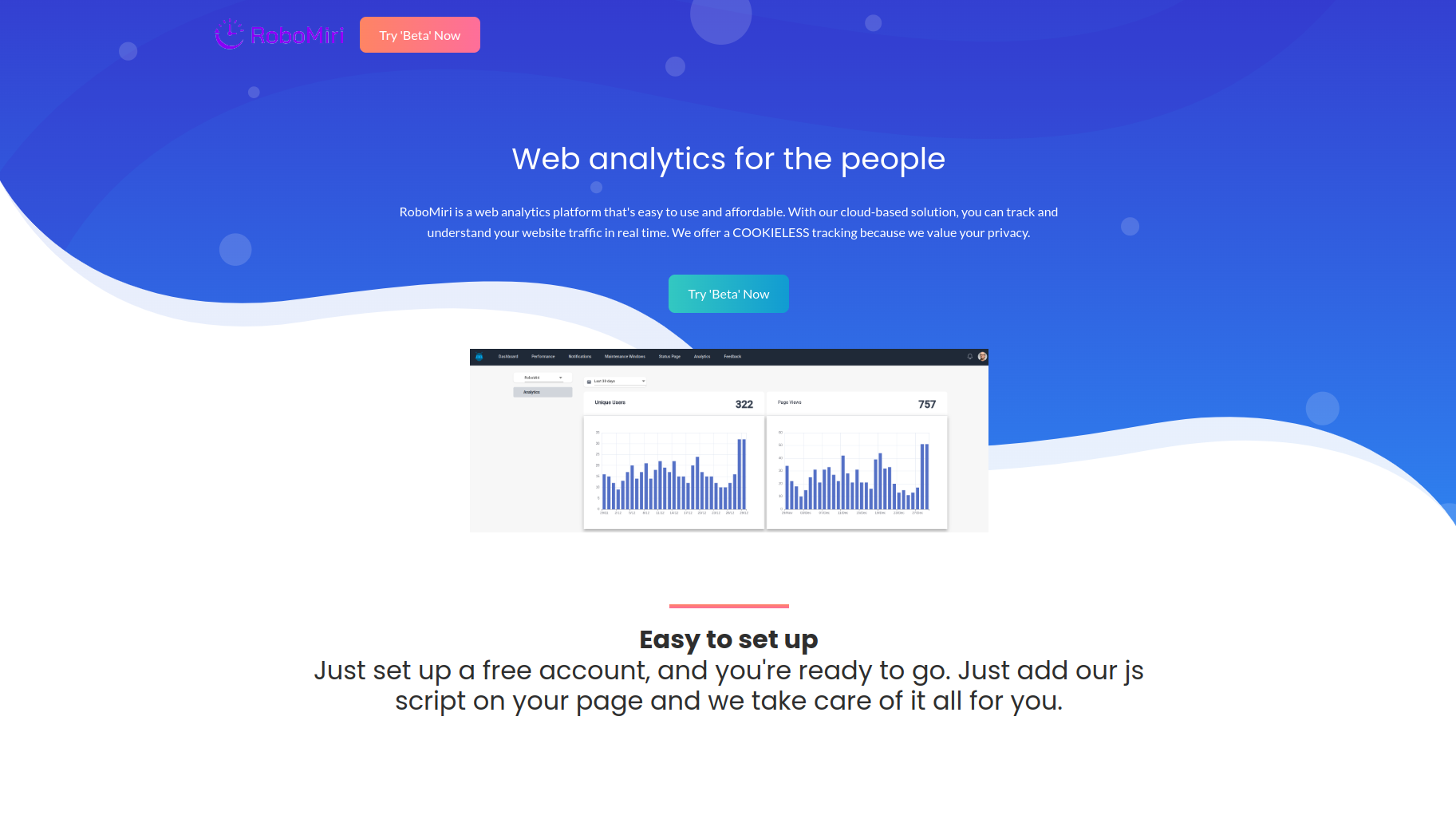 Cookieless Web Analytics