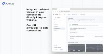 AutoKap — Automated Screenshots for SaaS gallery image