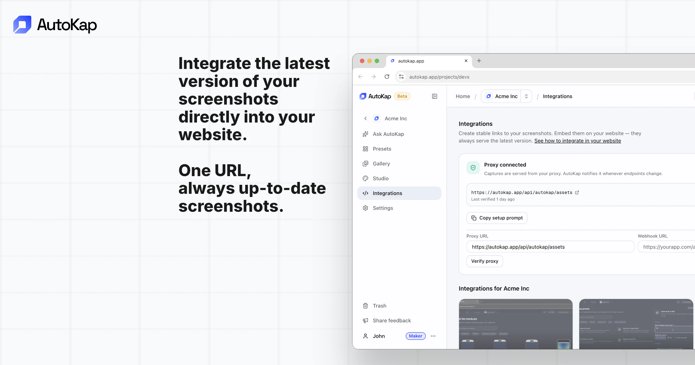 AutoKap — Automated Screenshots for SaaS screenshot 5