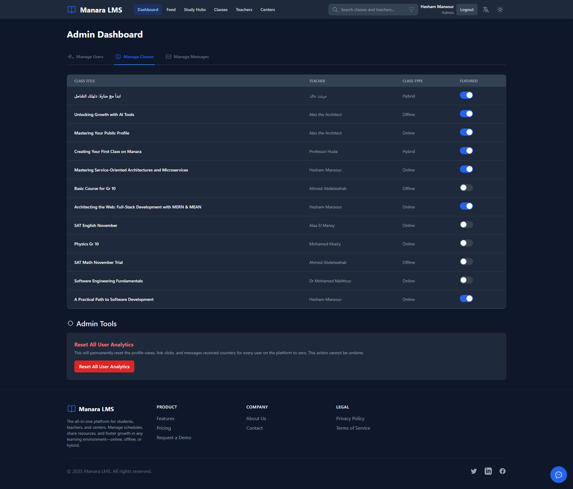 Manara LMS gallery image