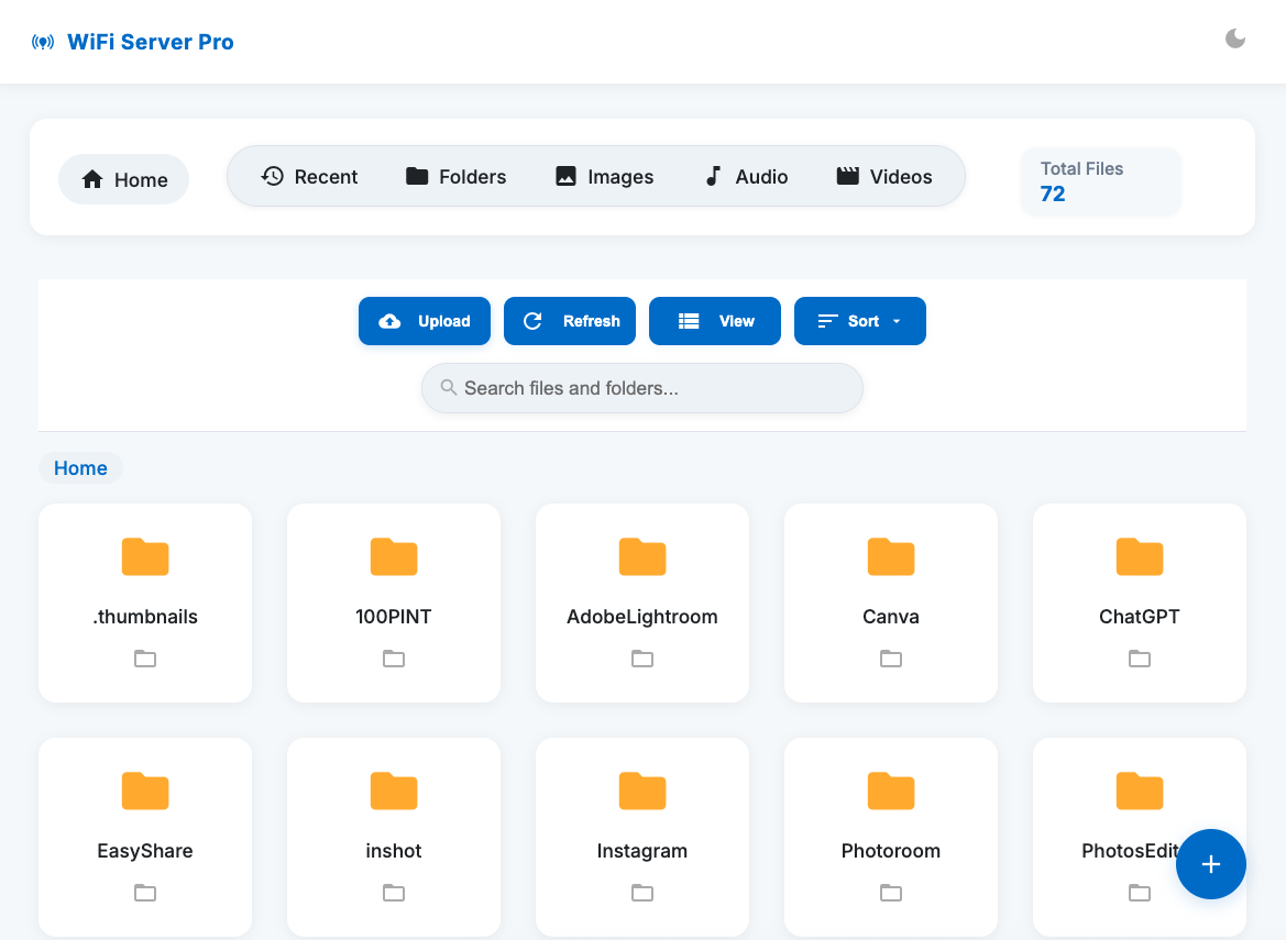 Média WiFi Server Pro- HTTP et application FTP - Transformez votre Android en un serveur de fichiers professionnel instantanément 7