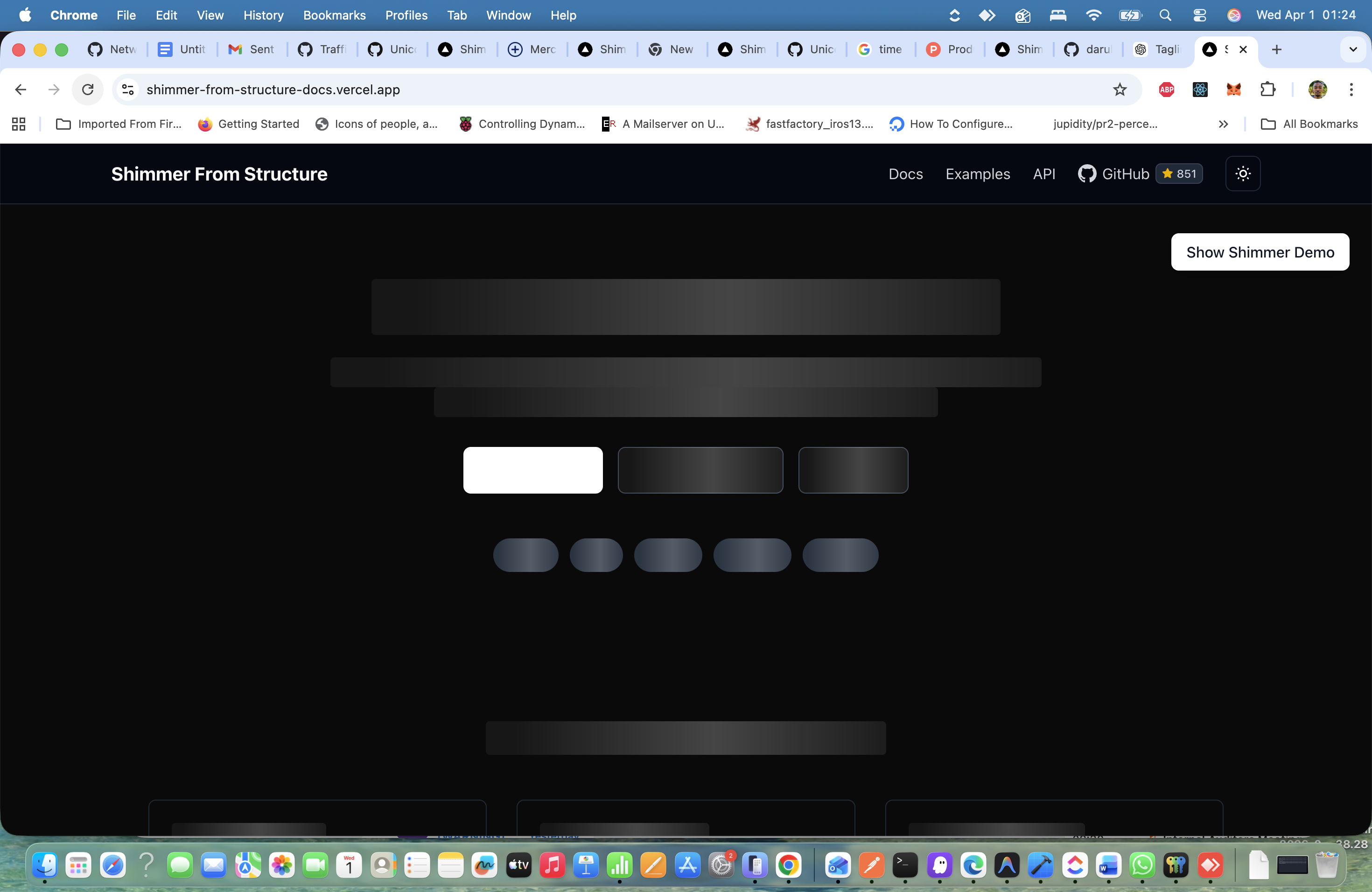 Shimmer From Structure