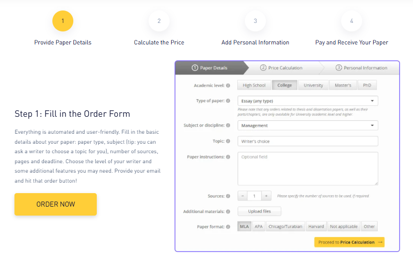 WriteAnyPapers.com - Screenshot 3 showing product features and functionality
