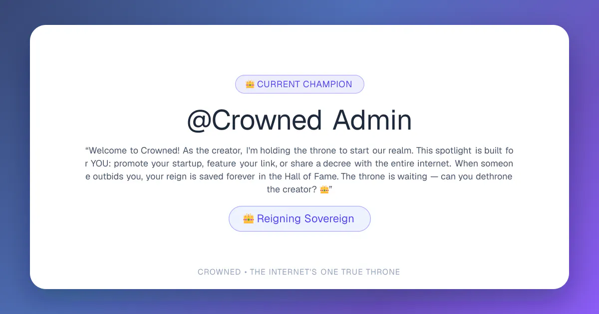 Crowned gallery image