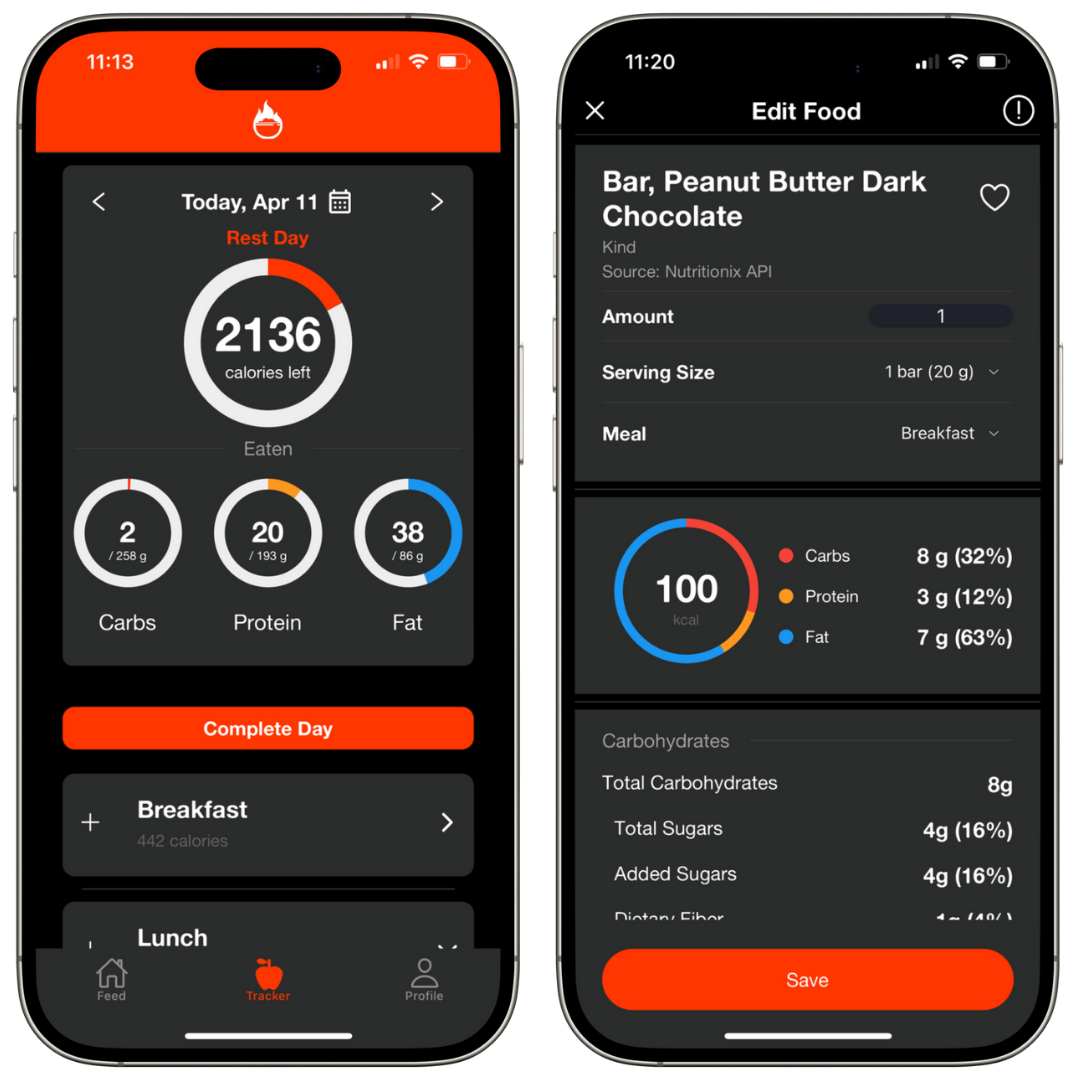 Média Fel - Tracker de calories sociales 3