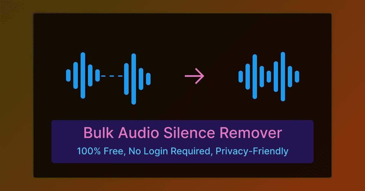 Bulk Audio Silence Remover media 1