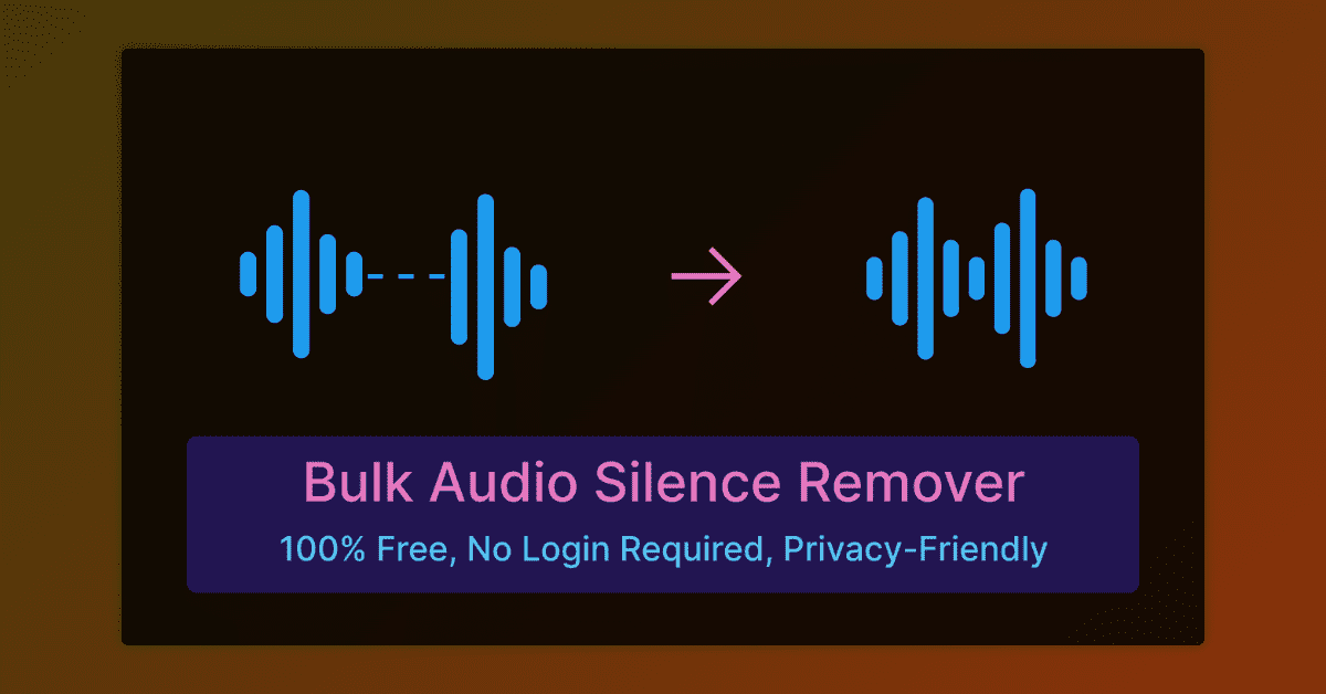 Rimozione del silenzio audio alla rinfusa media 1
