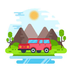 156 Mini Landscape Vectors