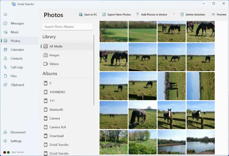 Droid Transfer screenshot 3