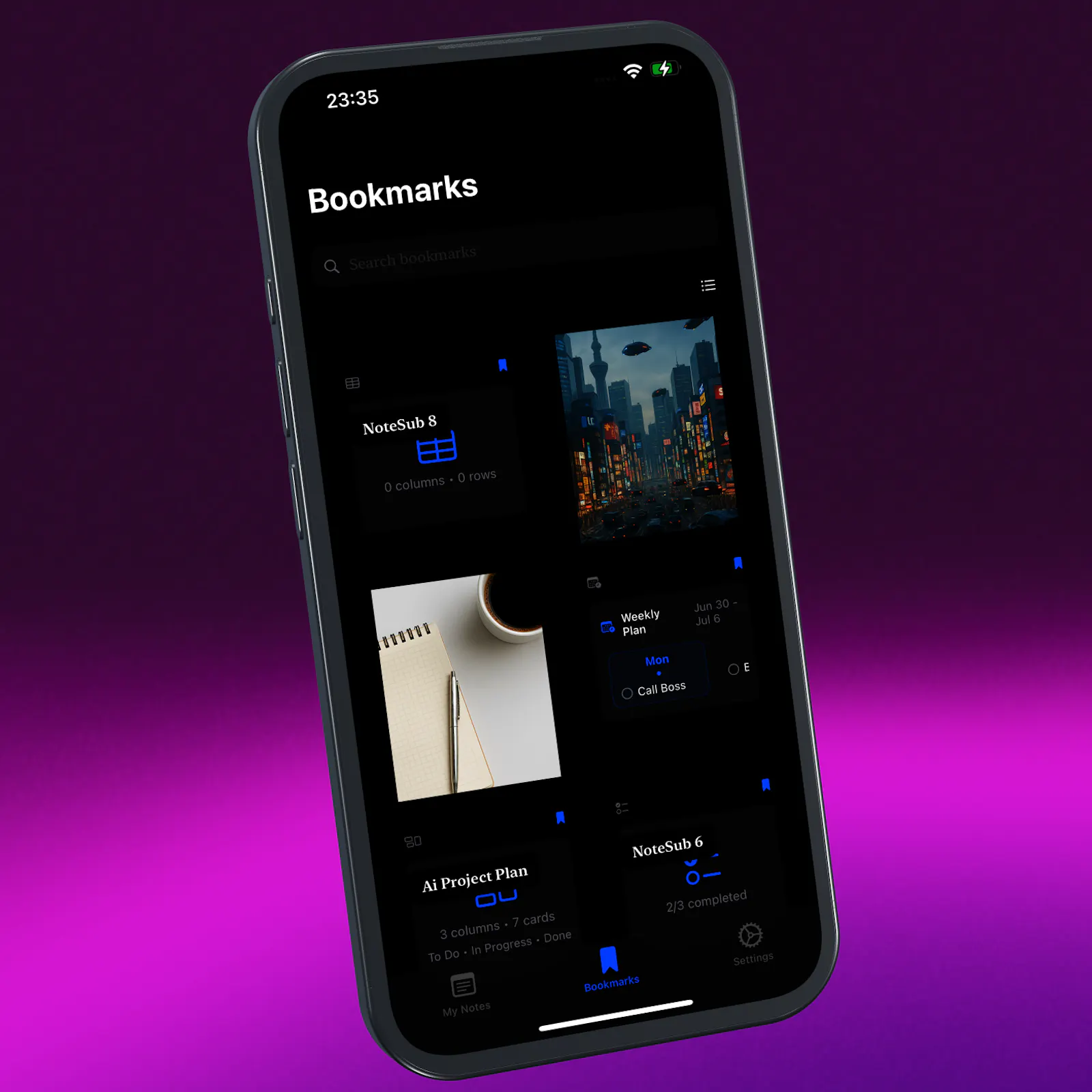 NoteSub screenshot 2