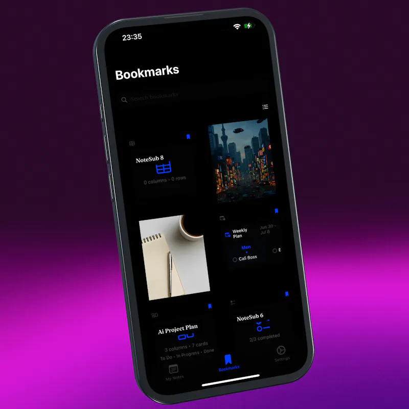 NoteSub screenshot 2