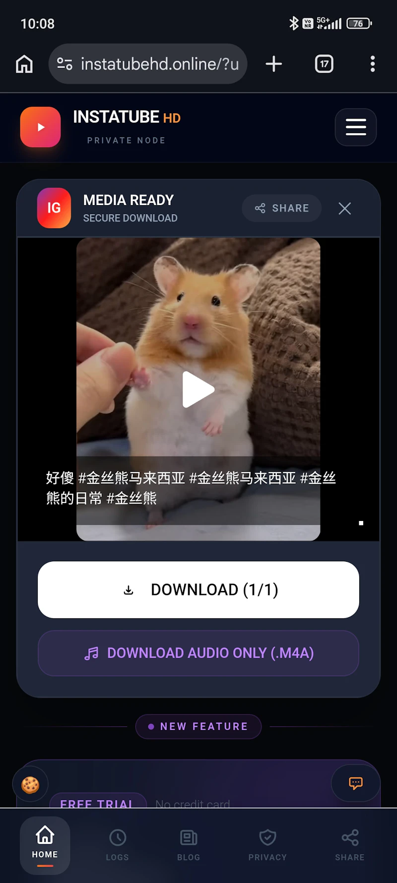 InstaTube HD screenshot 3