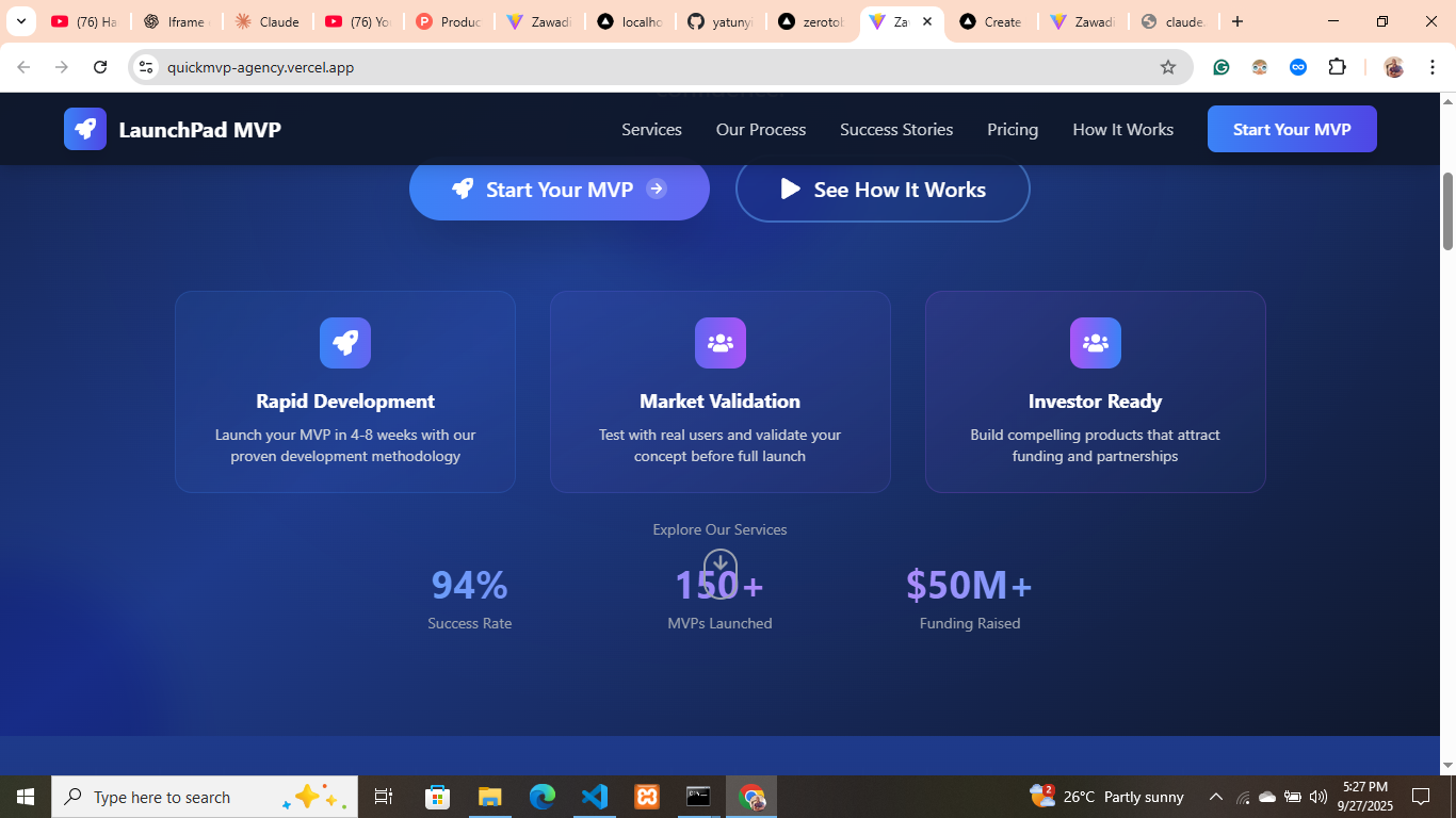 Média Launchpad MVP - Nous construisons rapidement votre MVP, obtenons vos utilisateurs et le remettons. 4