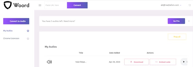 Woord - Text to Speech gallery image