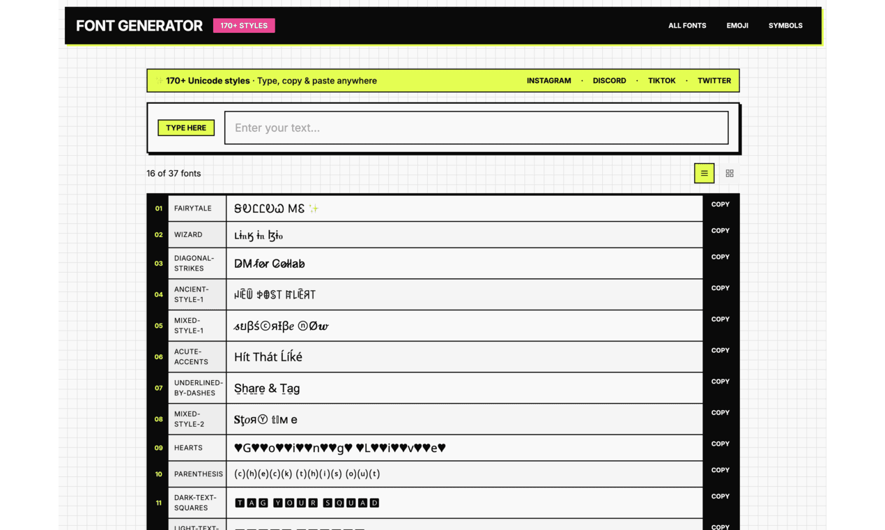 FontGenerator.design gallery image