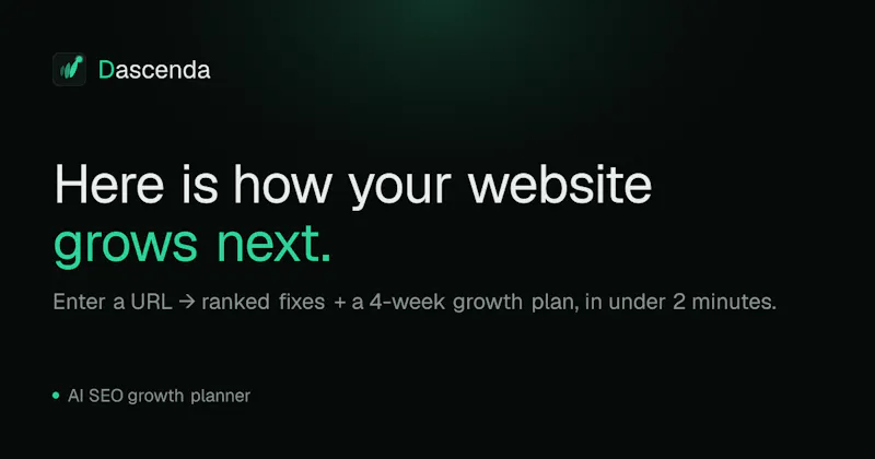 Dascenda - Turn SEO insights into action screenshot 1