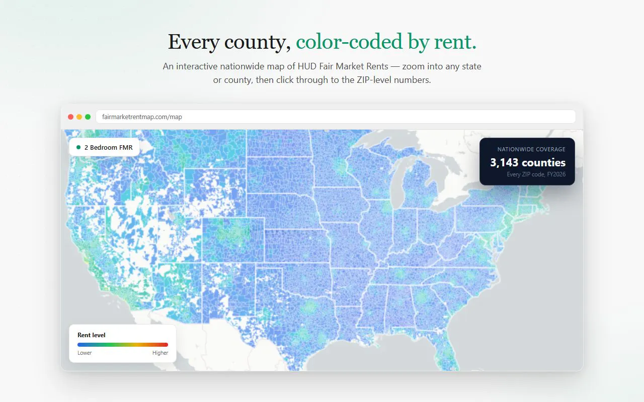 Fair Market Rent Map gallery image
