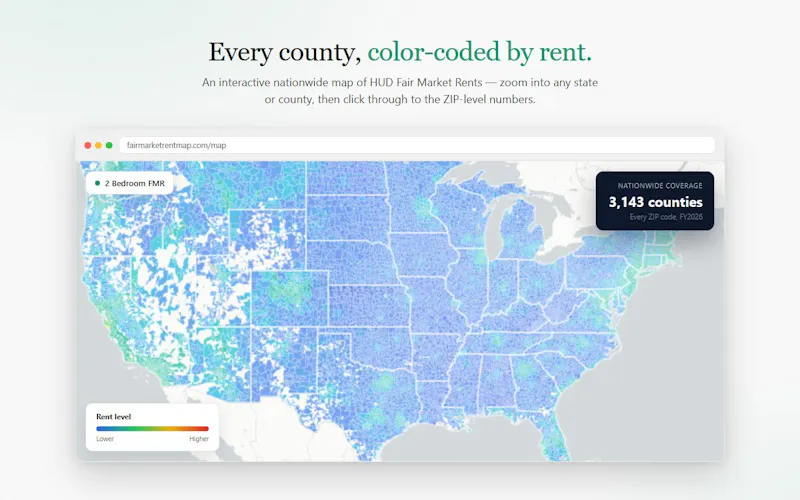 Fair Market Rent Map screenshot 1