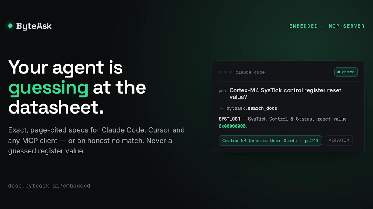 ByteAsk Embedded MCP - Open Source product