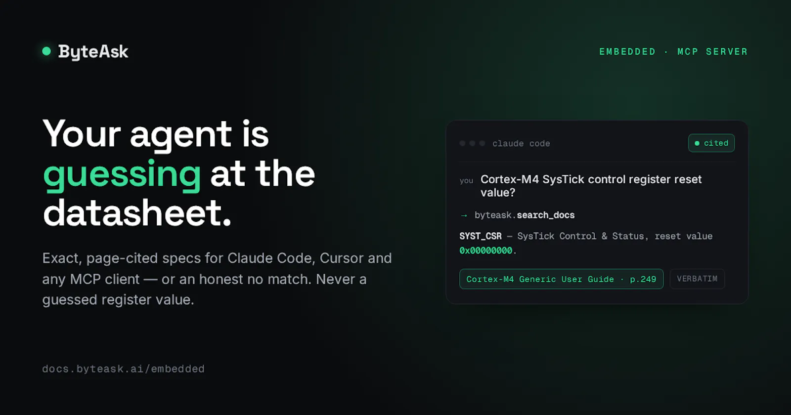 ByteAsk Embedded MCP - Open Source screenshot 1