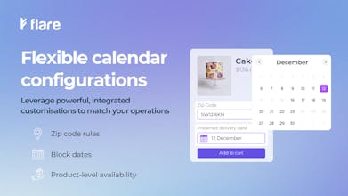 Flare ‑ Delivery Date Picker gallery image