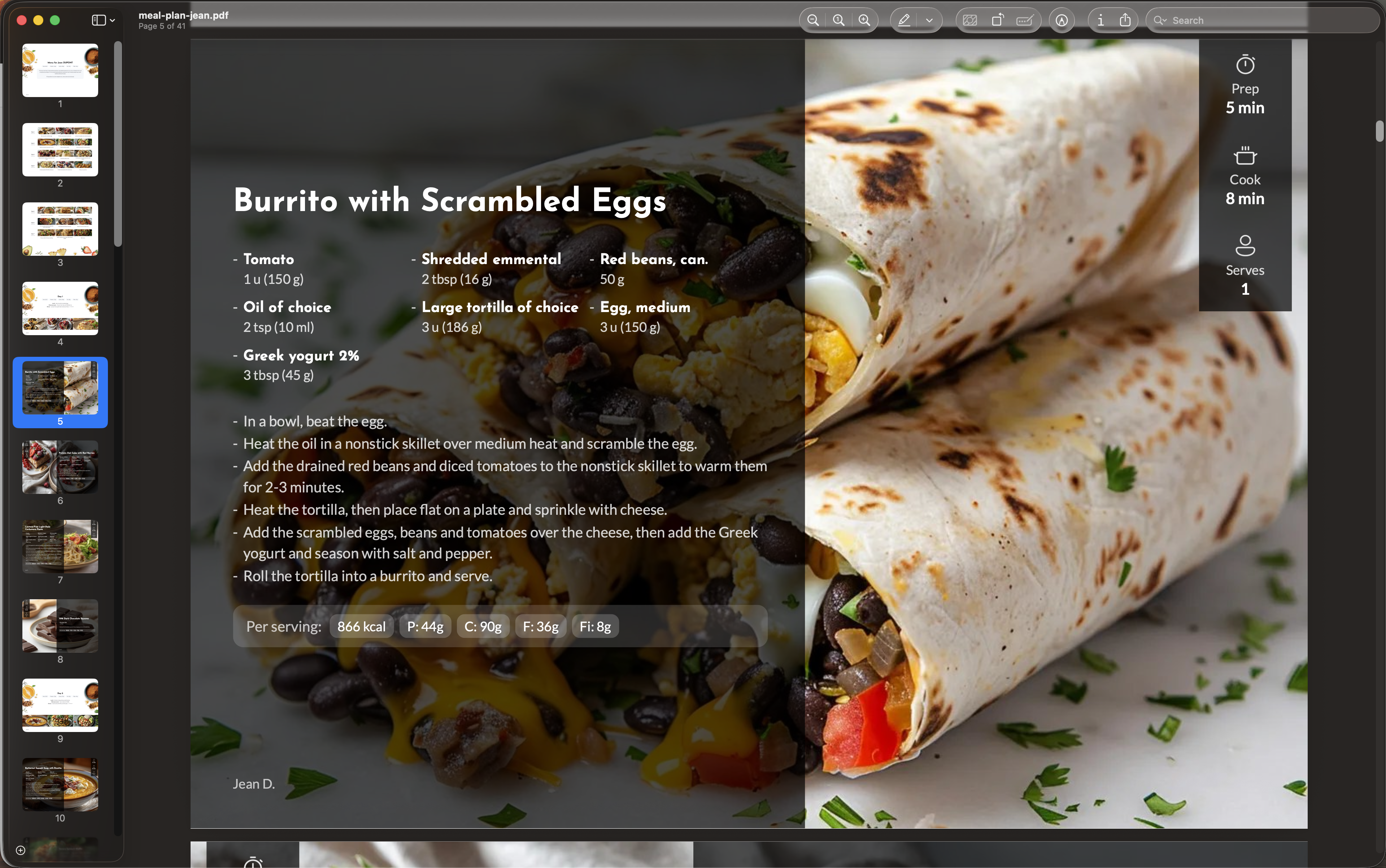 Promealplan - Screenshot 3 showing product features and functionality