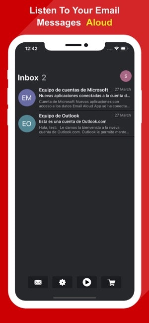 Email Aloud App Gmail, Hotmail & Outlook gallery image
