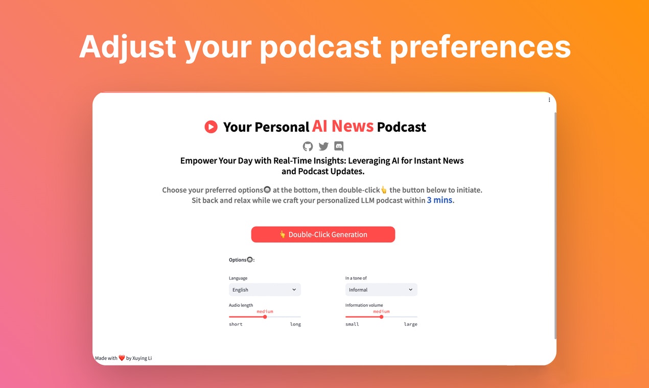 startuptile AI-Daily News (Beta)-AI-generated news podcast customized to your preferences