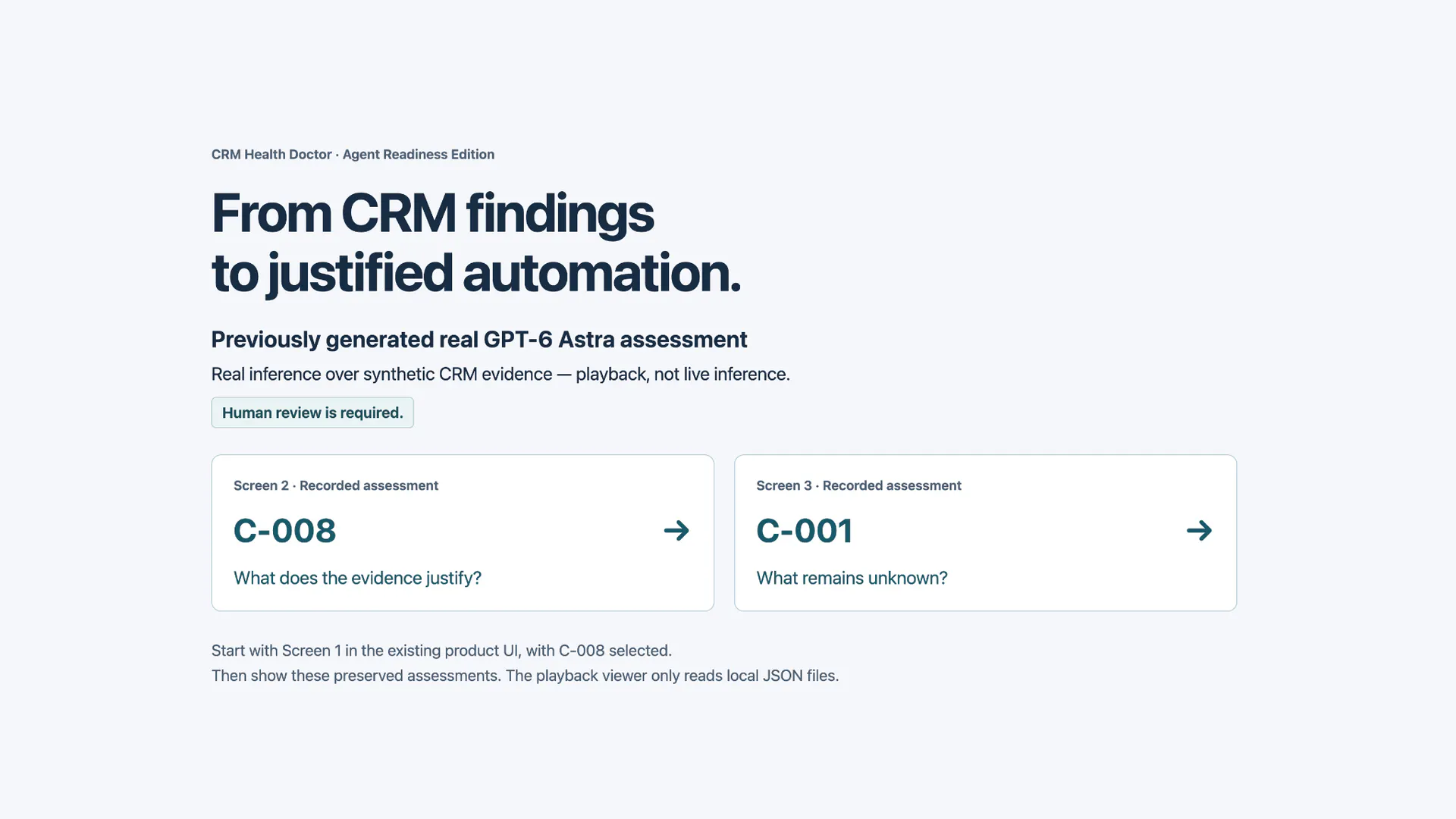CRM Health Doctor — Agent Readiness gallery image