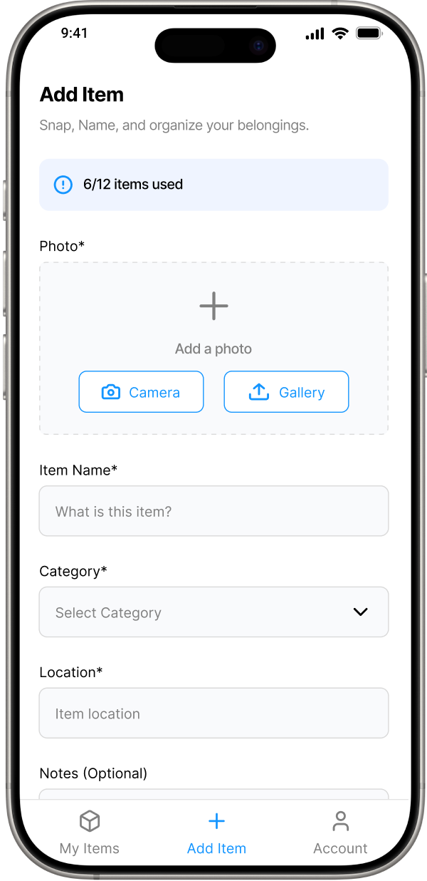 iFoundit App gallery image