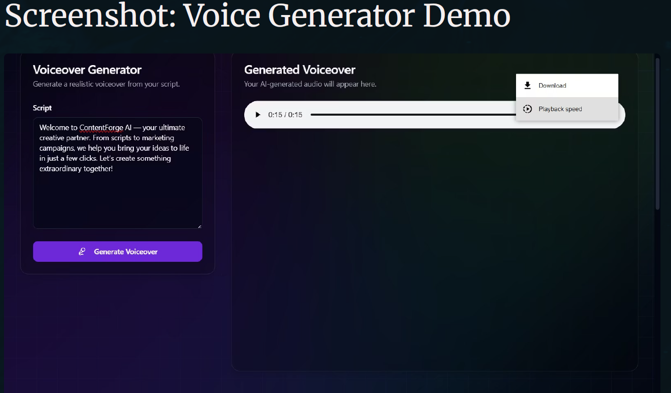 ContentForge AI gallery image