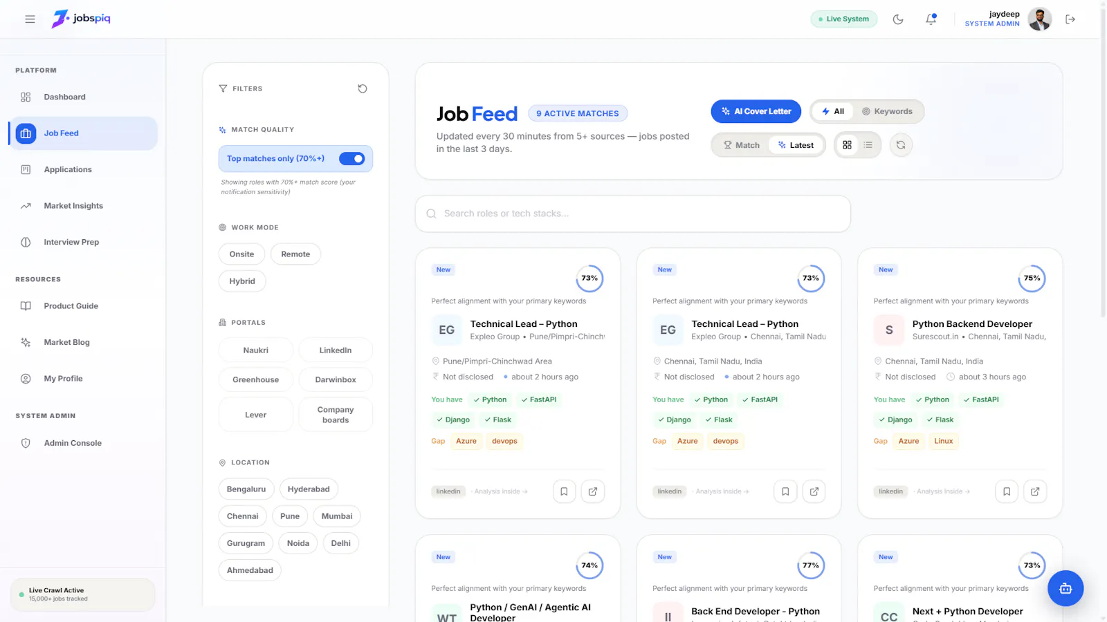 Jobspiq screenshot 5