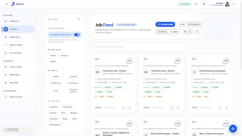 Jobspiq screenshot 5