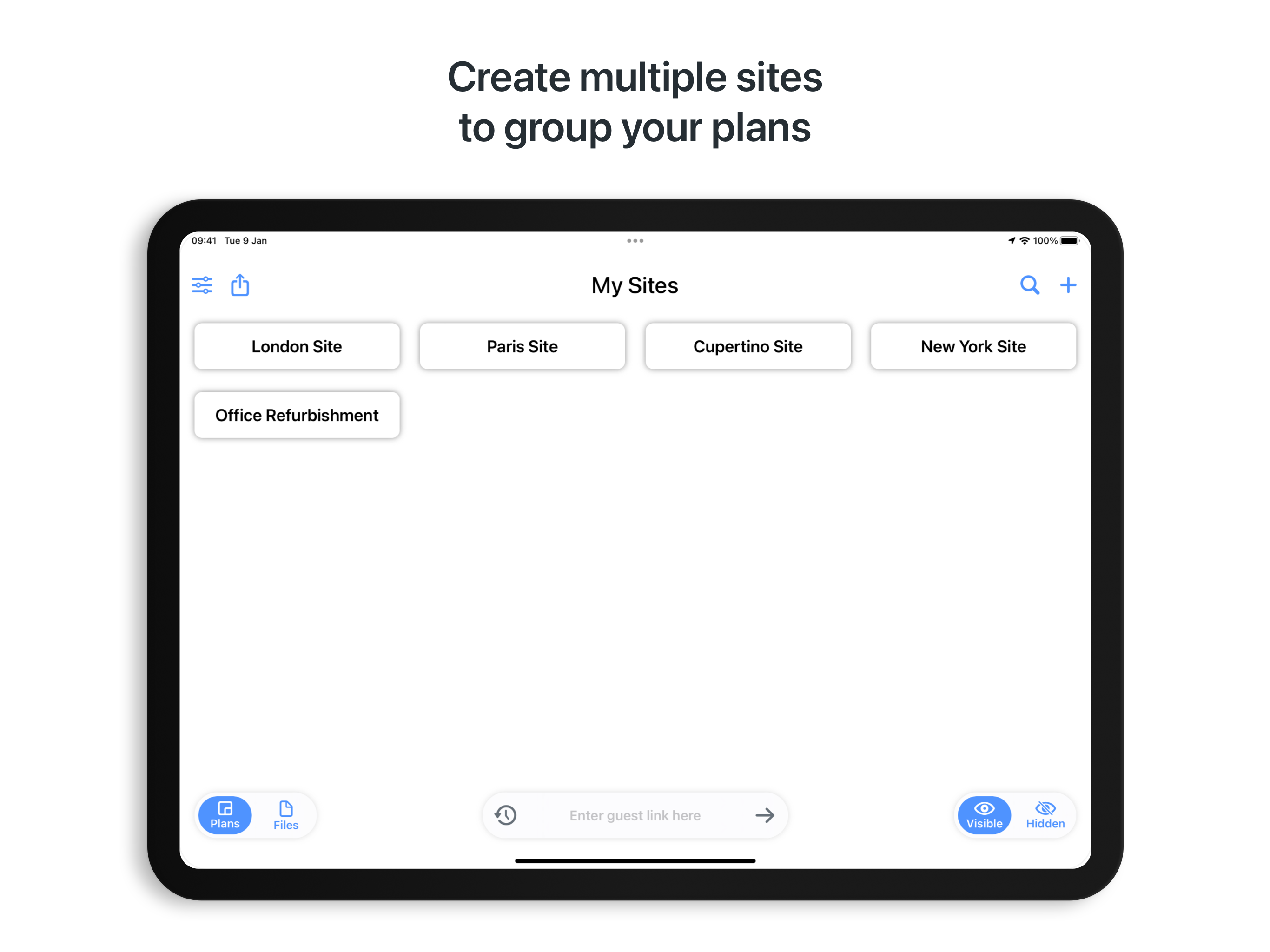 Mídia 1 de Planos do site