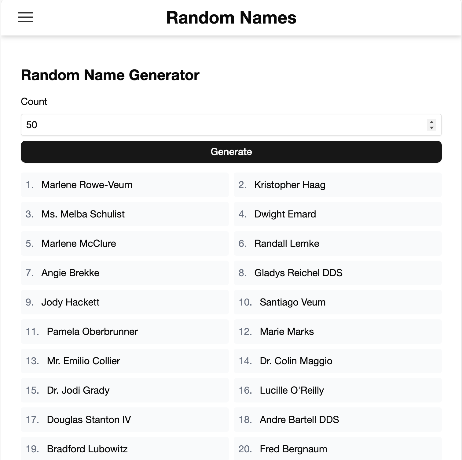 random info data gallery image