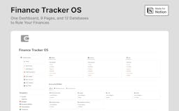 Finance Tracker OS media 1