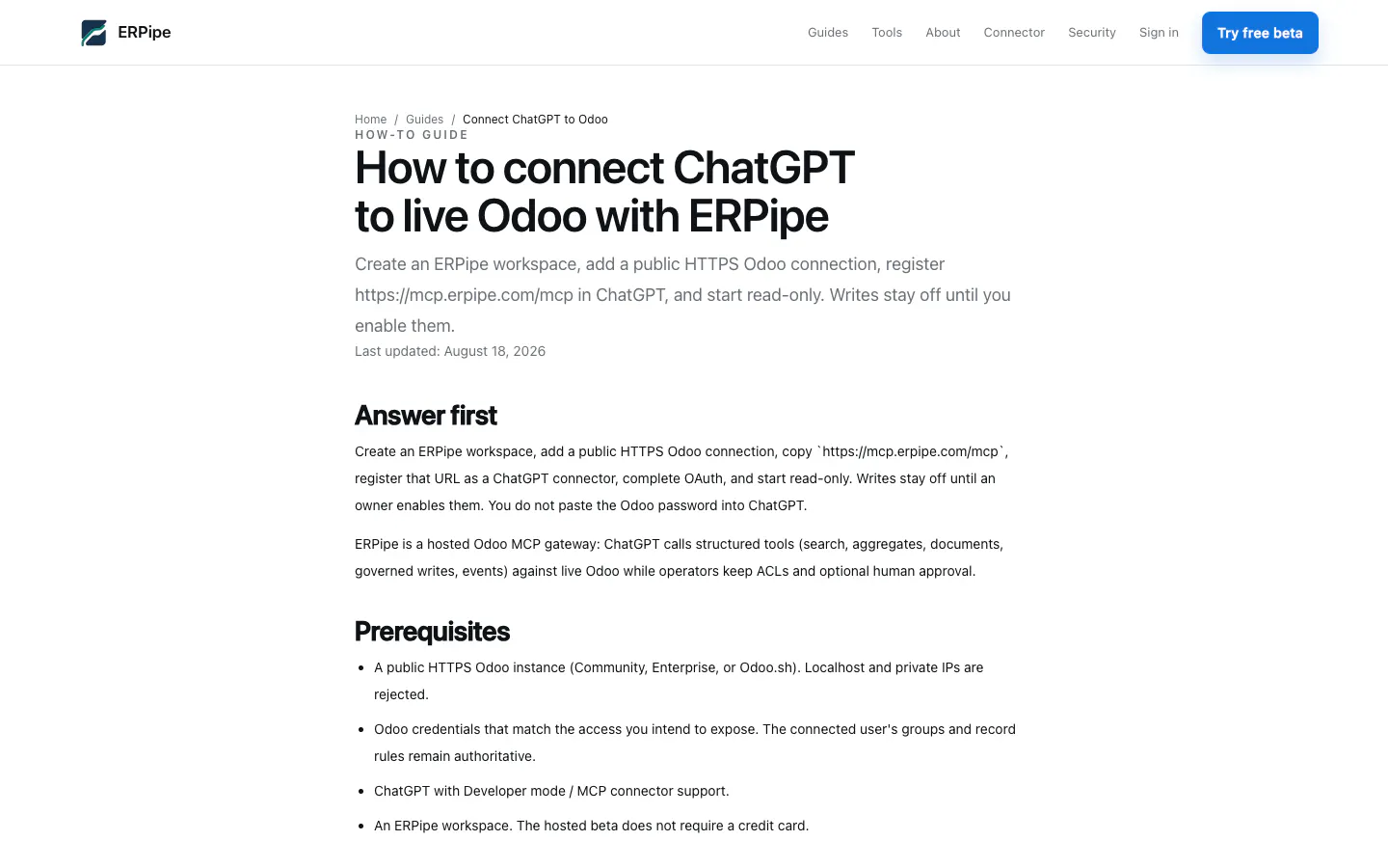 ERPipe screenshot 3