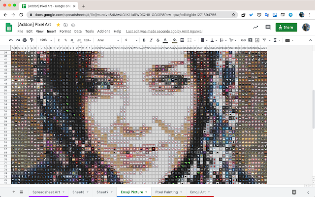 Make Art with Google Sheets gallery image