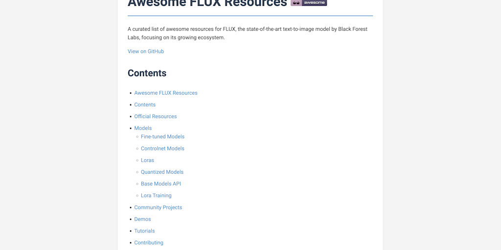 Awesome FLUX