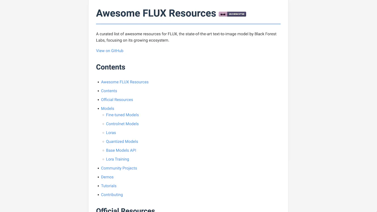 Awesome FLUX