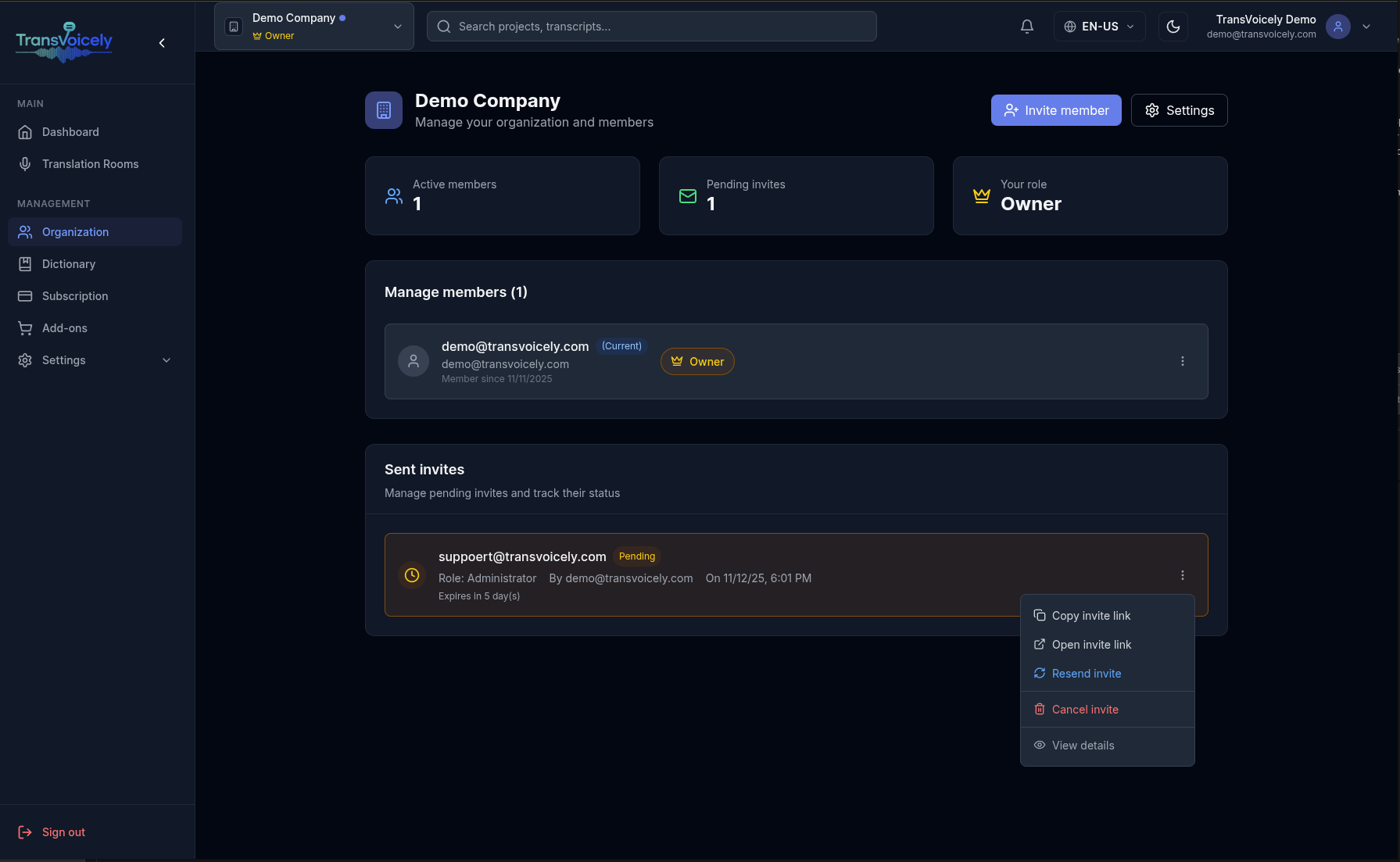 TransVoicely - Screenshot 5 preview