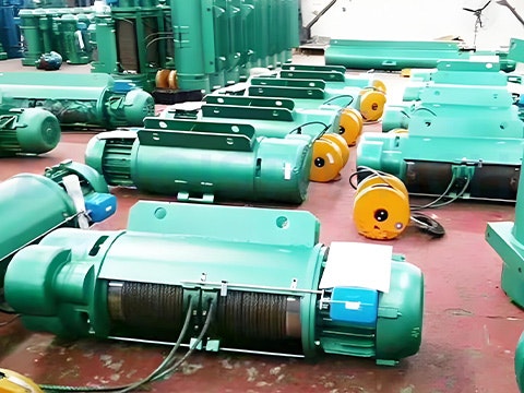 Fixed Type Electric Wire Rope Hoist - Screenshot 2 showing product features and functionality