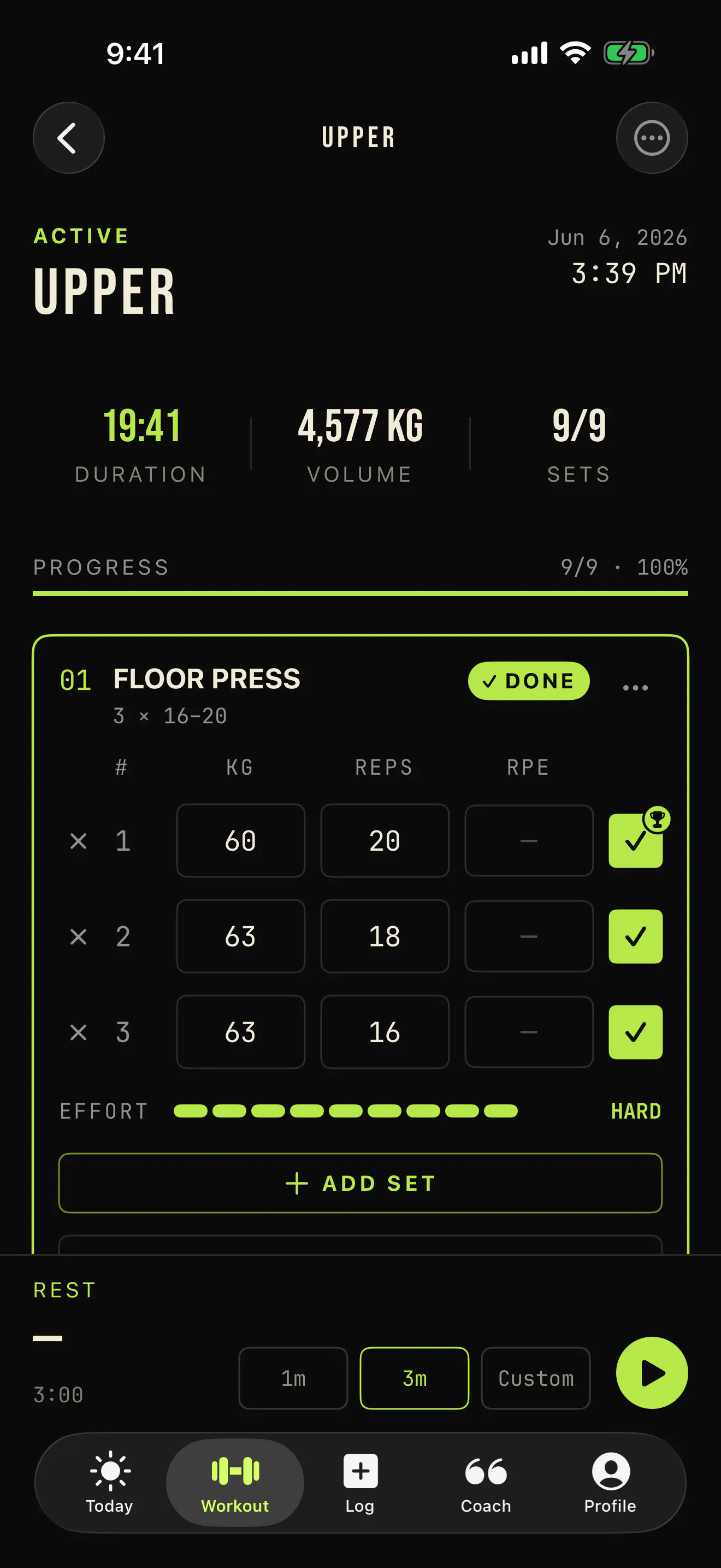 LogBone — AI Fitness Coach & PR Tracker gallery image