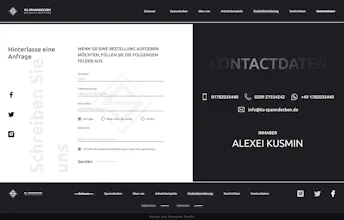 UX/UI web design for renovation company gallery image