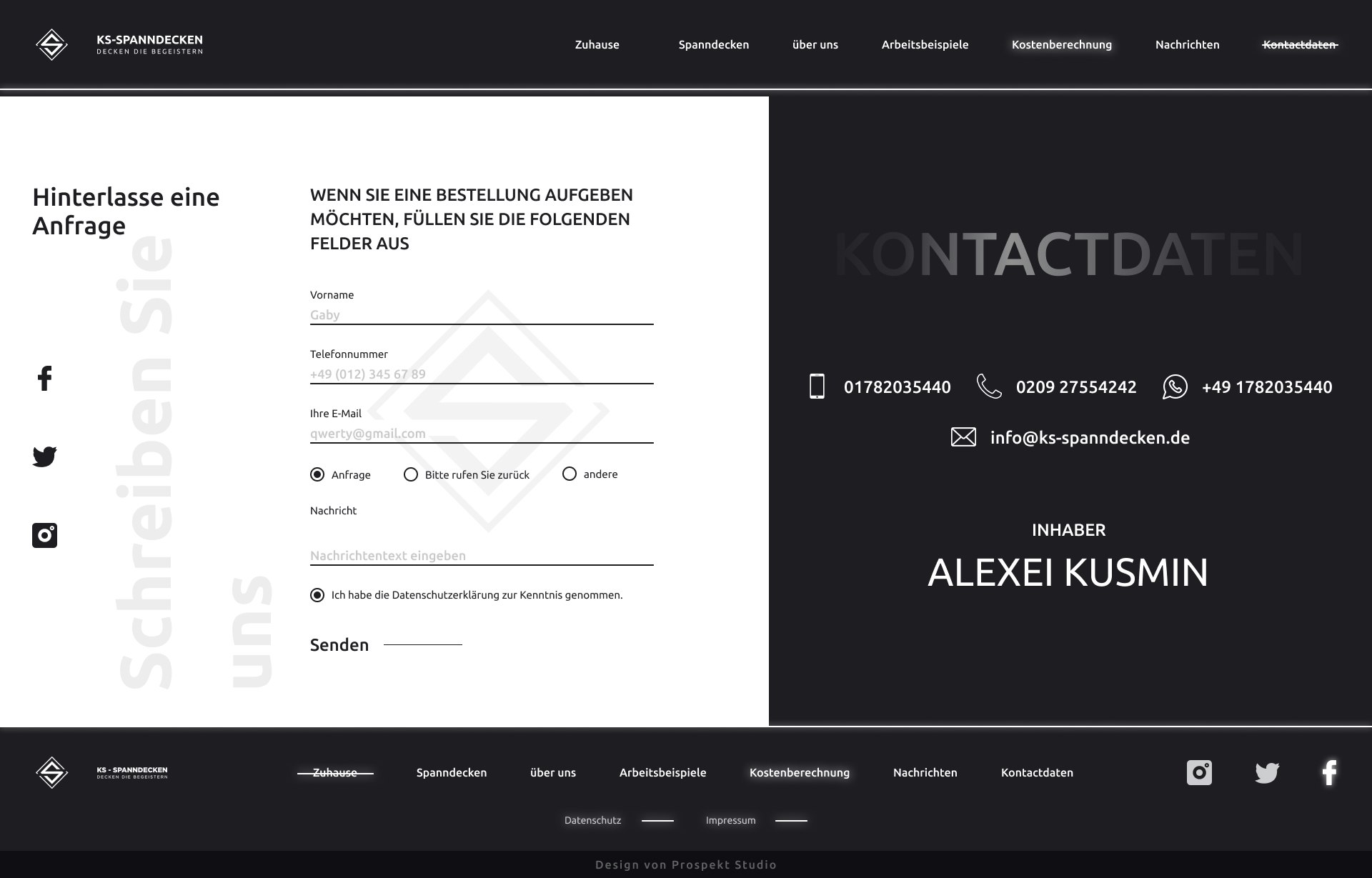 Web design ux/ui per la società di rinnovamento - Design del sito Web UX UI Figma Corporate Business media 6