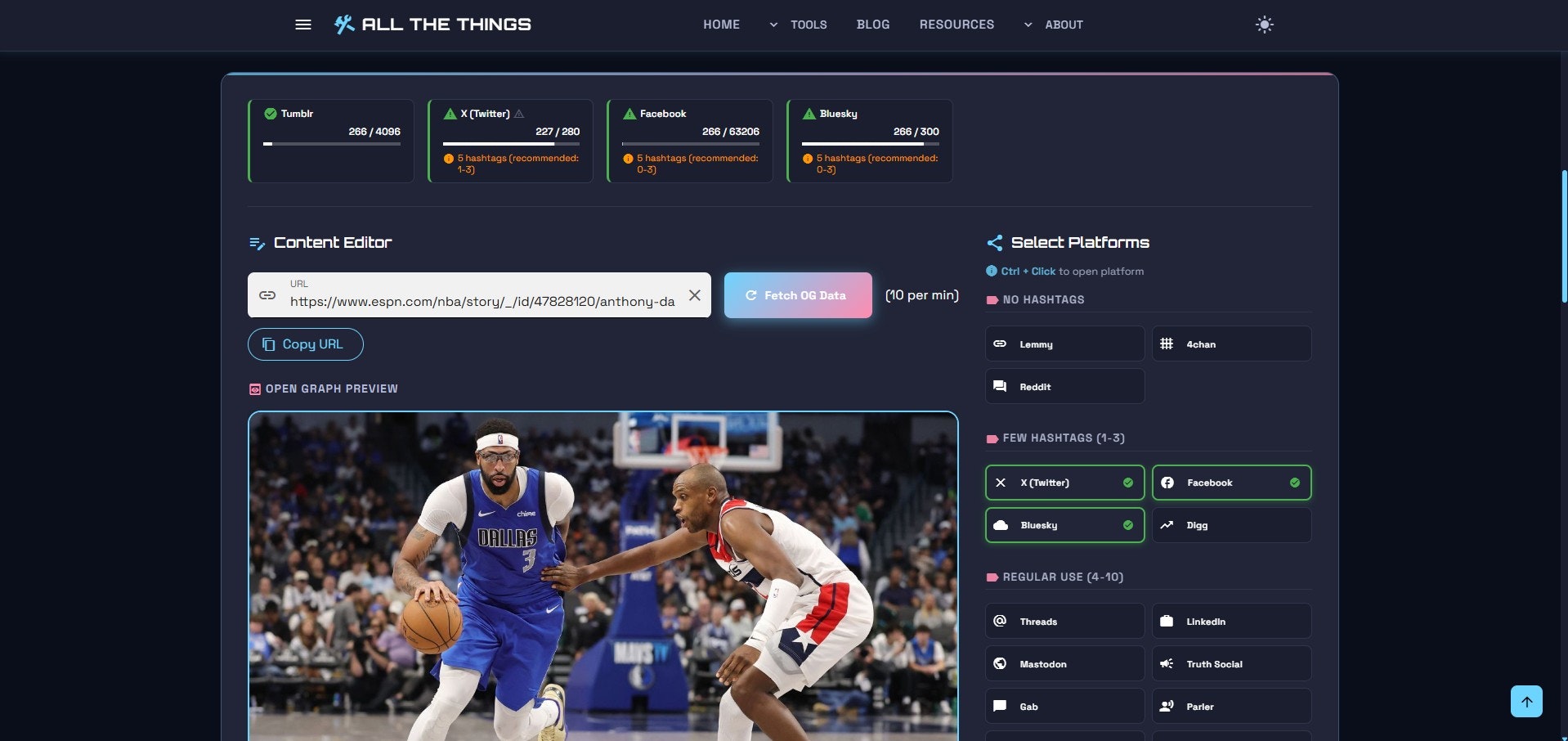 AllTheThings.Dev Social Media Launchpad gallery image