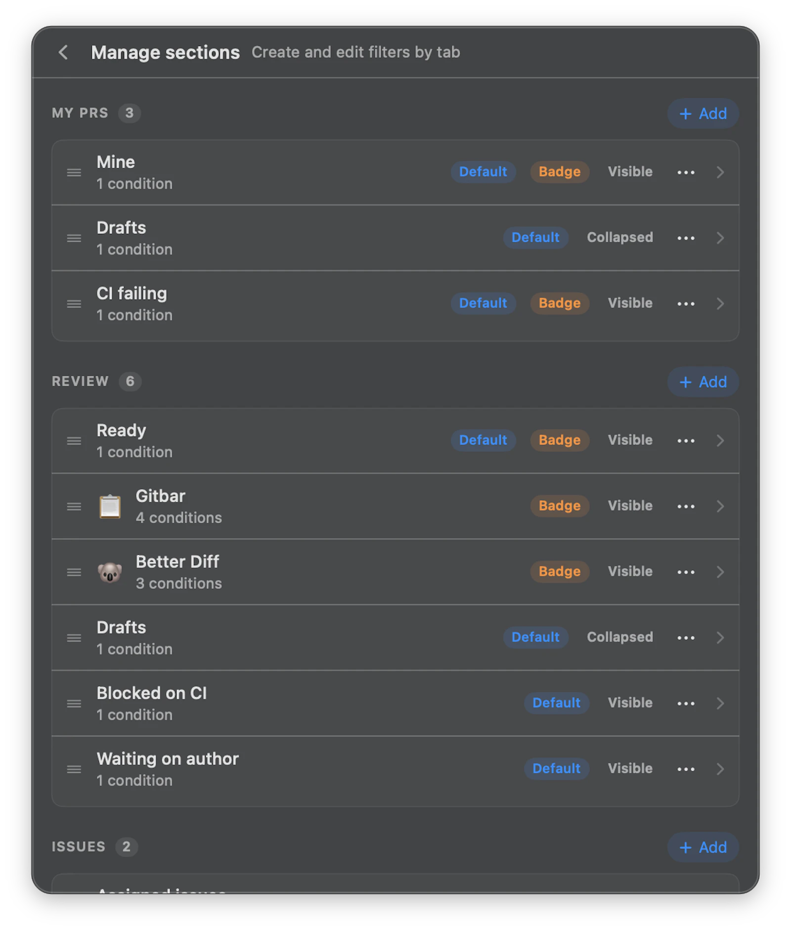 Gitbar screenshot 4